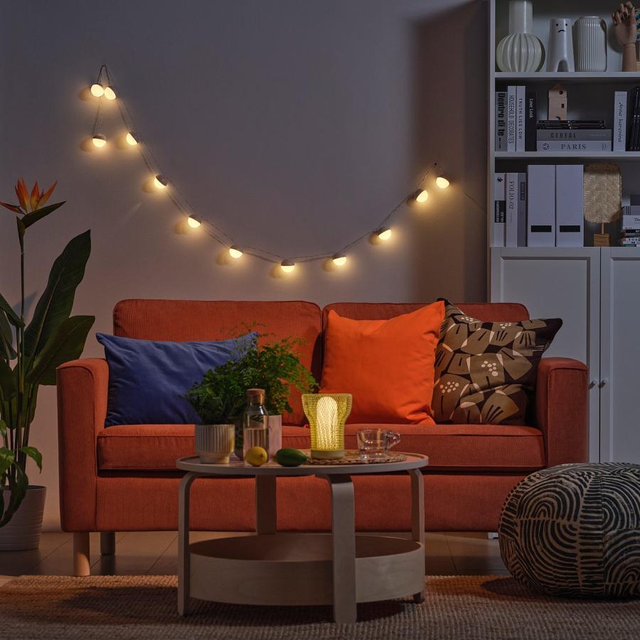 [IKEA/イケア/通販]SOLVINDEN ソルヴィンデン LEDライトチェーン 全12球, 太陽電池式/ベージュ ホワイト[A](00619214) |  | 03