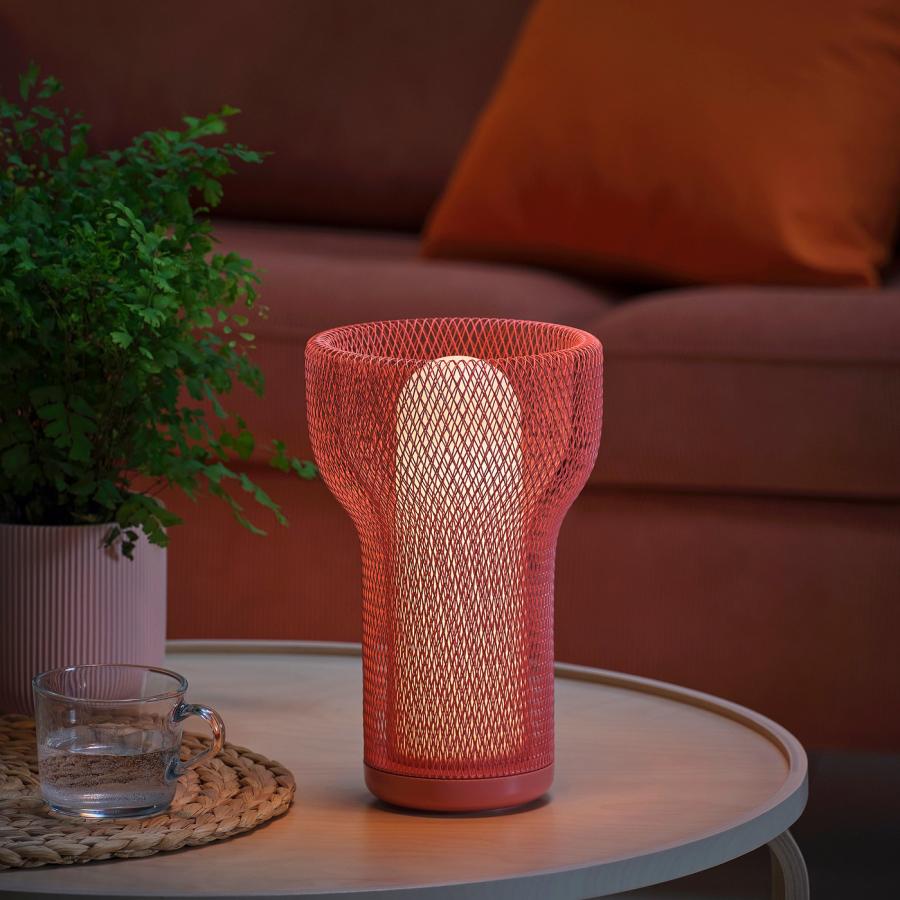 [IKEA/イケア/通販]SOLVINDEN ソルヴィンデン LEDデコレーション照明, 電池式 メッシュ/屋外用 ピンク[B](00619351) |  | 02