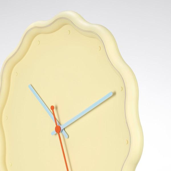 [IKEA/イケア/通販]LAVSKRIKA ラヴスクリカ静音 掛け時計, 花形 イエロー,31 cm[B](619704) |  | 03