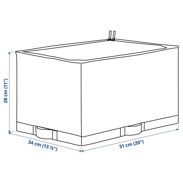 [IKEA/イケア/通販]STUK ストゥーク収納ケース, ホワイト/ブラック,34x51x28 cm[C](621537) |  | 09