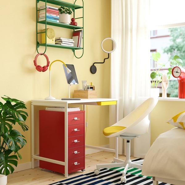 [IKEA/イケア/通販]HELMER ヘルメル引き出しユニット キャスター付き, レッド,28x44x65 cm[D](625026) |  | 01