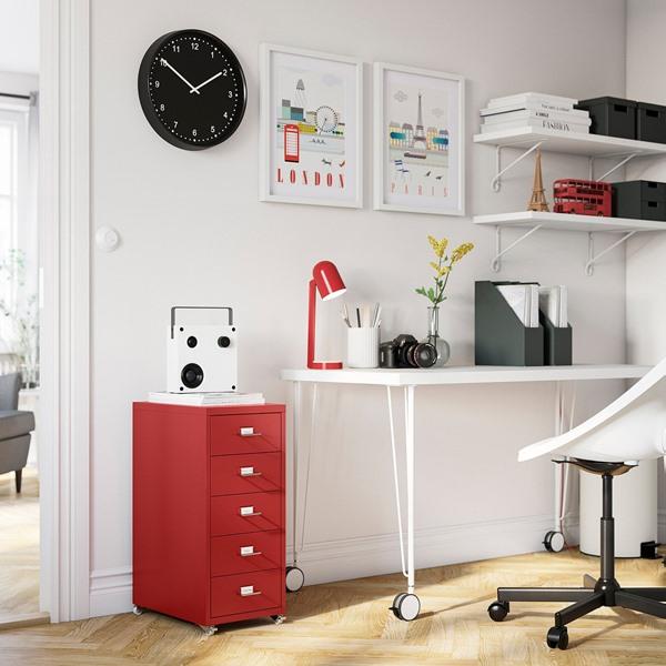 [IKEA/イケア/通販]HELMER ヘルメル引き出しユニット キャスター付き, レッド,28x44x65 cm[D](625026) |  | 04