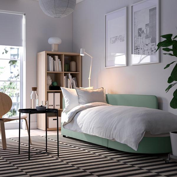 [IKEA/イケア/通販]LINDAKRA リンドークラ2人掛けソファベッド, ヴィースレ ライトグレーグリーン[IL](629270) |  | 02