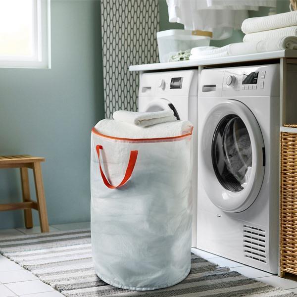 [IKEA/イケア/通販]PARKLA ペルクラランドリーバッグ, ホワイト,70 l[C](632258) |  | 03