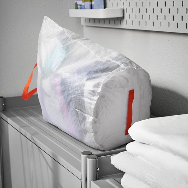 [IKEA/イケア/通販]PARKLA ペルクラランドリーバッグ, ホワイト,70 l[C](632258) |  | 04