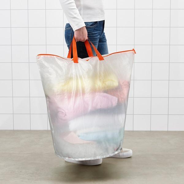 [IKEA/イケア/通販]PARKLA ペルクラランドリーバッグ, ホワイト,70 l[C](632258) |  | 05