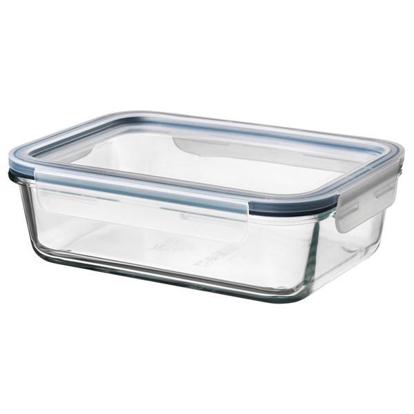 [IKEA/イケア/通販]IKEA 365+保存容器 ふた付き, 長方形 ガラス/プラスチック,1.0 l[AA](69269072) | 