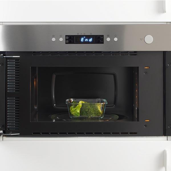 [IKEA/イケア/通販]IKEA 365+保存容器 ふた付き, 正方形 ガラス/竹,600 ml[AA](69269114) |  | 03