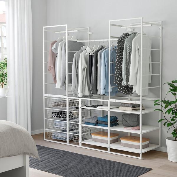 [IKEA/イケア/通販]JONAXEL ヨナクセルワードローブコンビネーション, ホワイト,173x51x173 cm[7](69297664) |  | 02