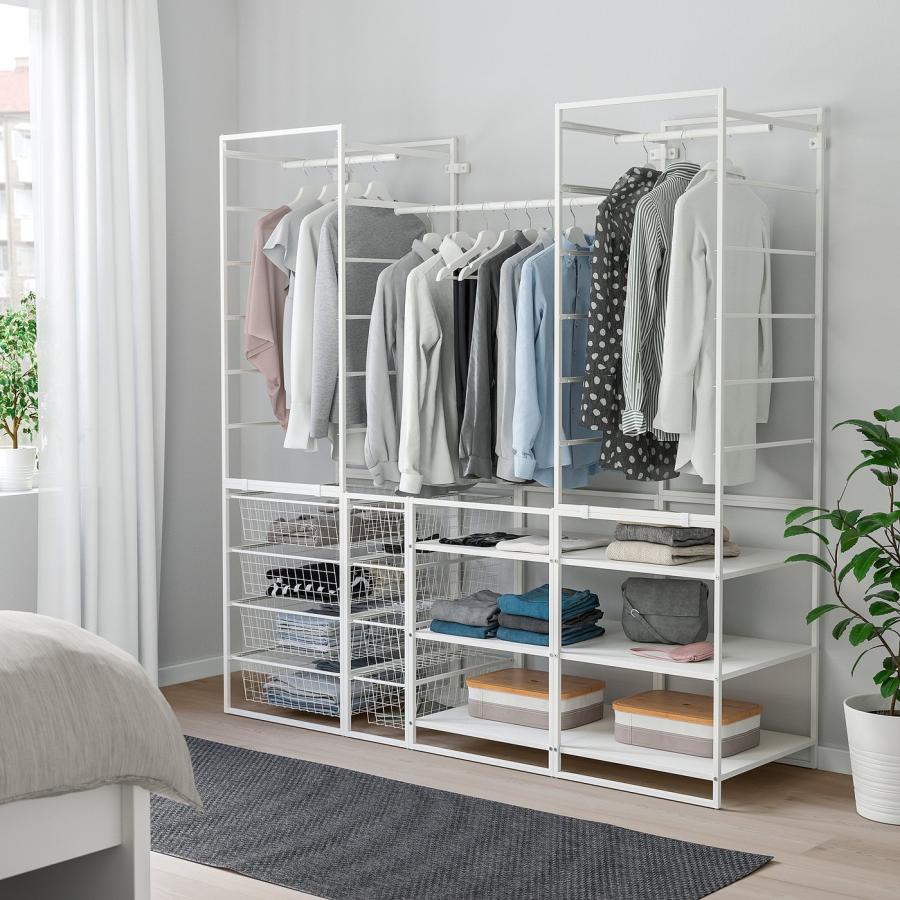 [IKEA/イケア/通販]JONAXEL ヨナクセルワードローブコンビネーション, ホワイト,173x51x173 cm[7](69297664) |  | 03