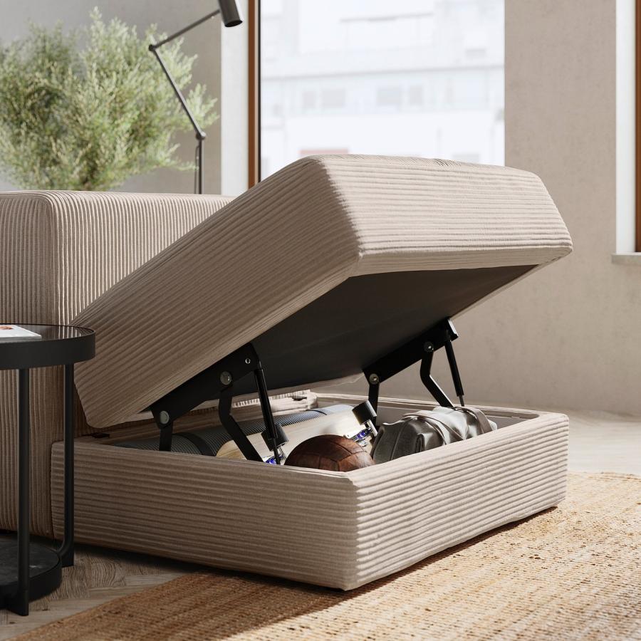 [IKEA/イケア/通販]JATTEBO イェッテボ 4.5人掛けモジュールソファ， サムサーラ グレーベージュ[9](69485090)_3