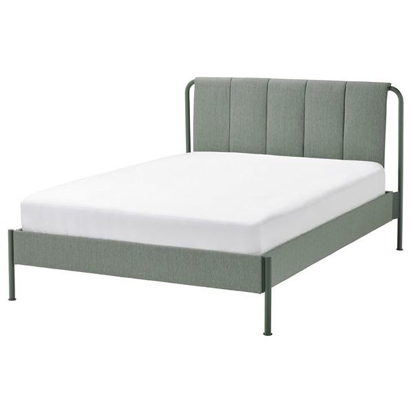 [IKEA/イケア/通販]TALLASEN テルオーセンファブリックベッドフレーム, ク-ルスタ グレーグリーン/ル……[3](69514752) | 