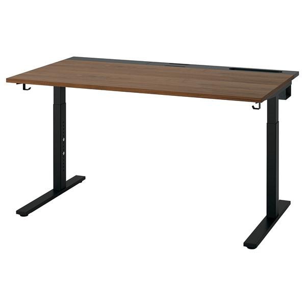 [IKEA/イケア/通販]MITTZON ミッツォーンデスク, ウォールナット材突き板/ブラック,140x80 cm[3](69528141) | 