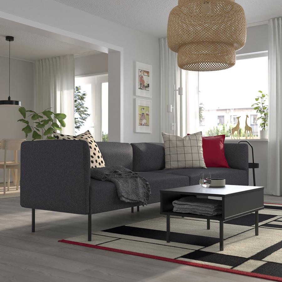 [IKEA/イケア/通販]LILLEHEM リレヘム 4人掛けモジュールソファ, グンナレド/ダークグレー メタル[18](69536037) |  | 01