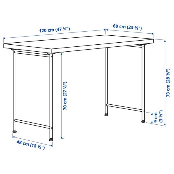 [IKEA/イケア/通販]LAGKAPTEN ラグカプテン / SPAND スペンドデスク, ホワイト/ブラック,120x60 cm[3](69563653) |  | 01