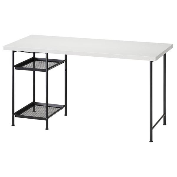 [IKEA/イケア/通販]LAGKAPTEN ラグカプテン / SPAND スペンドデスク, ホワイト/ブラック,140x60 cm[4](69563785) | 
