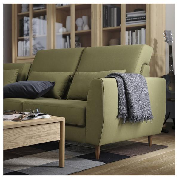 [IKEA/イケア/通販]SLATORP スラトルプ4人掛けソファ 寝椅子付き, ヴィースレ イエローグリーン[3](69577612) |  | 04