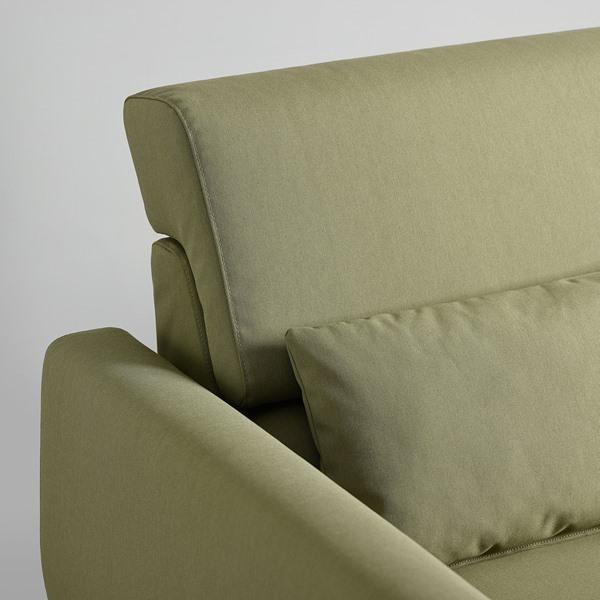 [IKEA/イケア/通販]SLATORP スラトルプ4人掛けソファ 寝椅子付き, ヴィースレ イエローグリーン[3](69577612) |  | 07