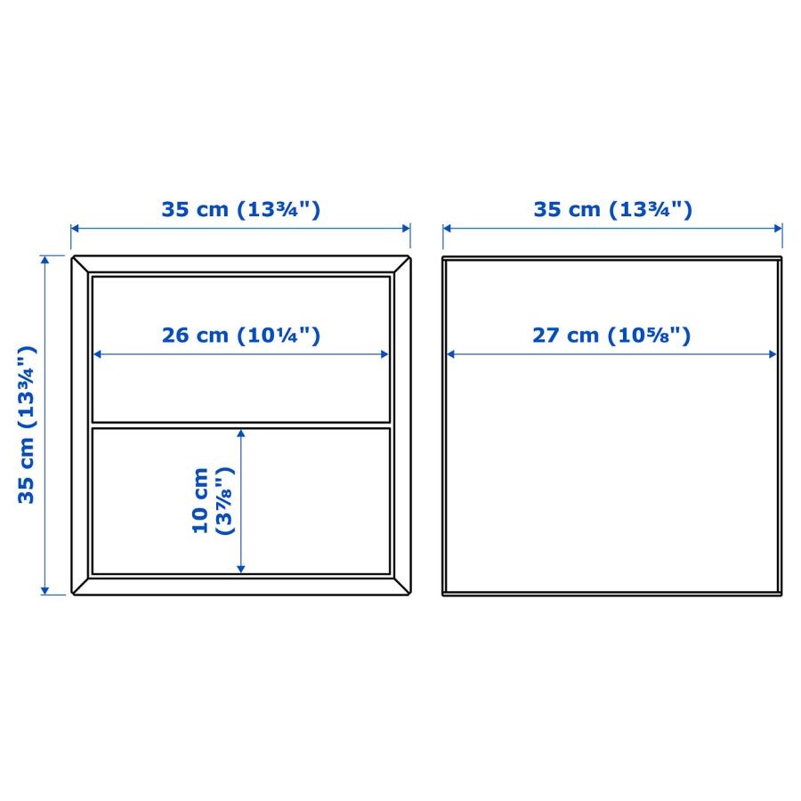 [IKEA/イケア/通販]EKET エーケトウォールキャビネット（引き出し×2）, ブラウン ウォールナット調,35x35x35 cm[CC](69581176) |  | 04