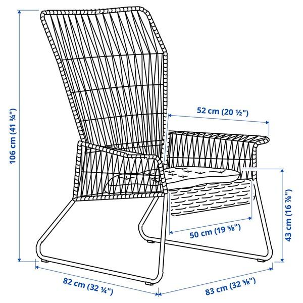 [IKEA/イケア/通販]TALLSKAR タルシェール4人用ラウンジ家具セット, 屋外用 チャコール/クッダルナ ラ……[7](69584448) |  | 02