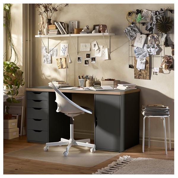 [IKEA/イケア/通販]LAGKAPTEN ラグカプテン / ALEX アレクスデスク, グレー/木目調,140x60 cm[3](69585396) |  | 02