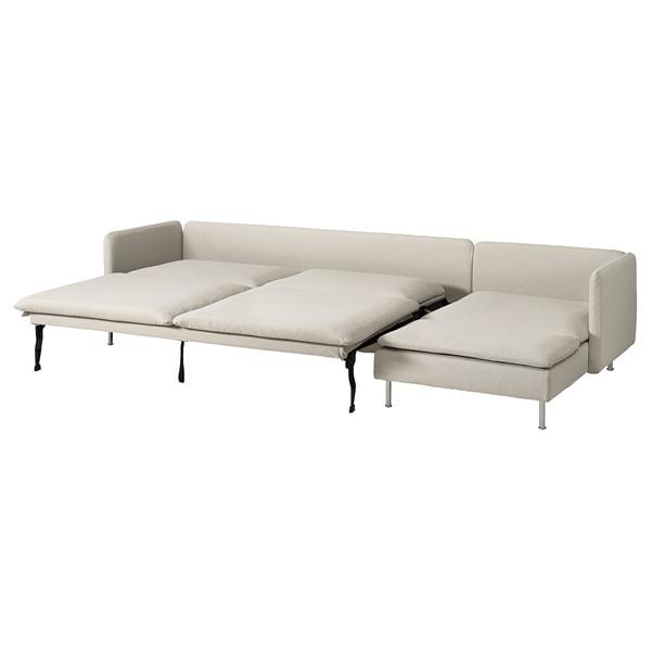 [IKEA/イケア/通販]SODERHAMN ソーデルハムン 4人掛けソファベッド, 寝椅子付き/フリードトゥナ ライトベージュ[10](69616246) | 