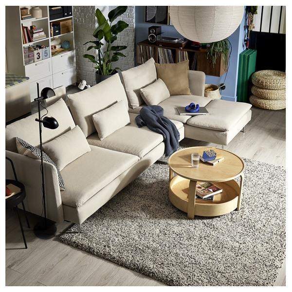 [IKEA/イケア/通販]SODERHAMN ソーデルハムン 4人掛けソファベッド, 寝椅子付き/フリードトゥナ ライトベージュ[10](69616246) |  | 04