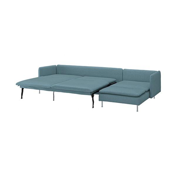 [IKEA/イケア/通販]SODERHAMN ソーデルハムン 4人掛けソファベッド, 寝椅子付き/フリードトゥナ ダークグレーブルー[10](69621380) | 