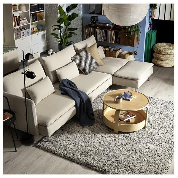 [IKEA/イケア/通販]SODERHAMN ソーデルハムン 4人掛けソファベッド, 寝椅子付き/フリードトゥナ ダークグレーブルー[10](69621380) |  | 04