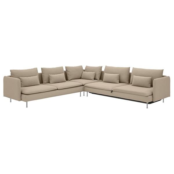 [IKEA/イケア/通販]SODERHAMN ソーデルハムン コーナーソファベッド 6人掛け, ケーリンゲ ベージュ[12](69621399) |  | 01
