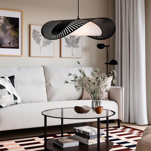 [IKEA/イケア/通販]KVALLSDOPP クヴェルスドップ / HAVSDJUP ハーヴスユープペンダントランプ, ブラック,72 cm[AG](69626896) |  | 01