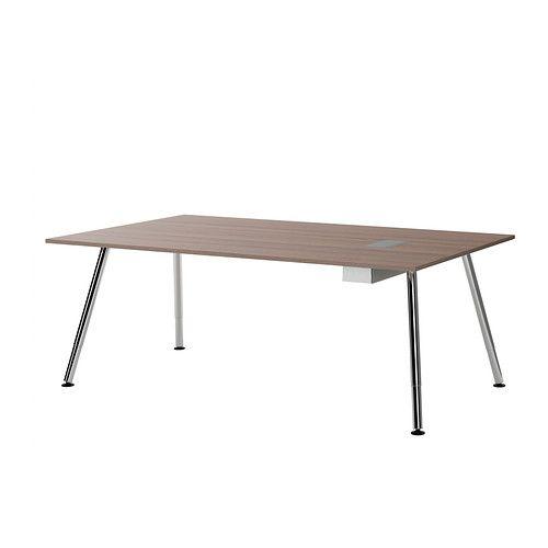 IKEA/イケア GALANT 会議用テーブル, グレー, クロムメッキ | 