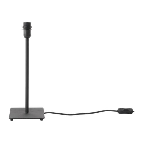 IKEA/イケア HEMMA テーブルランプベース, ブラック | 