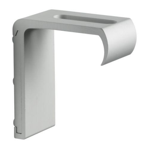 IKEA/イケア KVARTAL 壁用固定具, アルミカラー | 