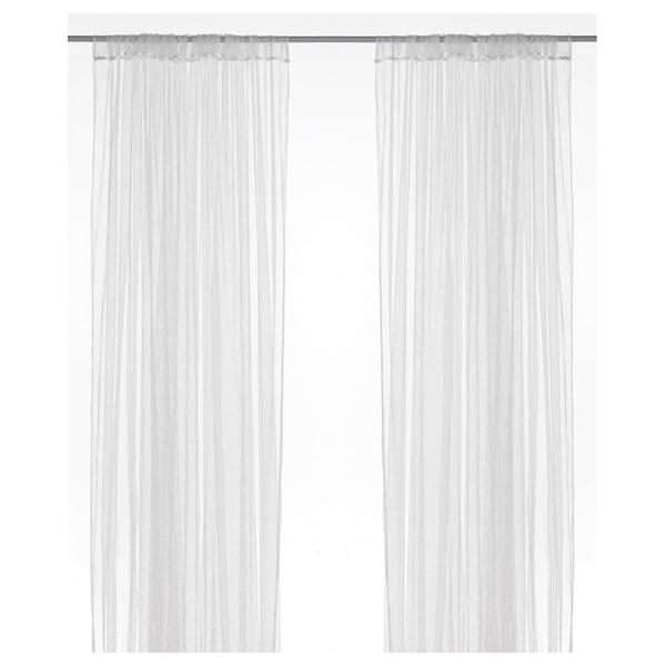 【IKEA/イケア/通販】LILL リル ネットカーテン1組, ホワイト[A](70171927) | 