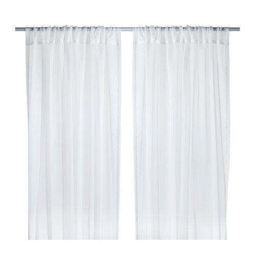 IKEA/イケア TERESIA シアーカーテン1組, ホワイト | 