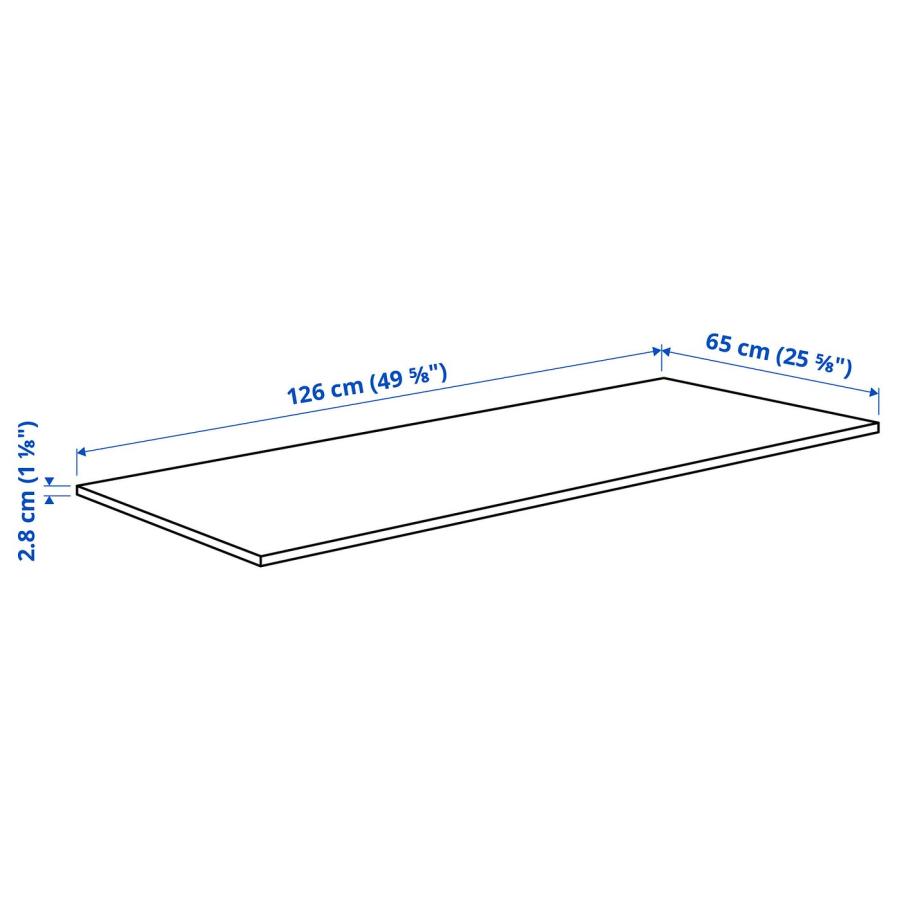 [IKEA/イケア/通販]EKBACKEN エークバッケンワークトップ, アッシュ調/アッシュ,126x65x2.8 cm[I](70337616) |  | 08