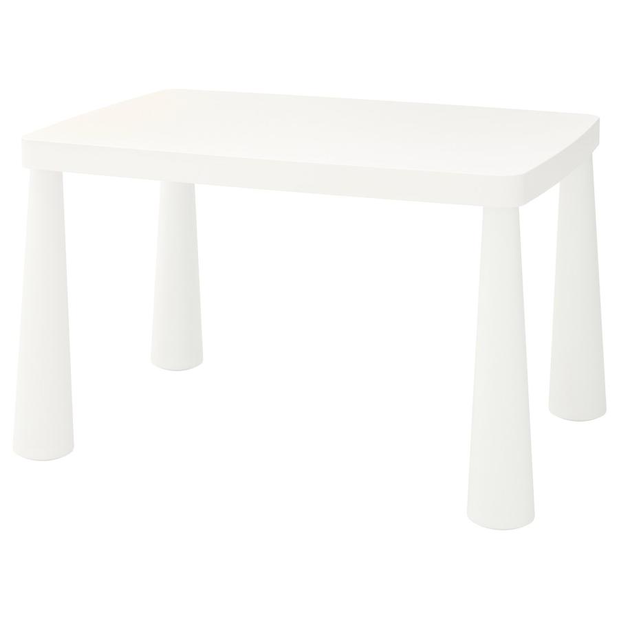 [IKEA/イケア/通販]MAMMUT マンムット 子ども用テーブル, 室内/屋外用 ホワイト, 77x55 cm[C](70365176) | 