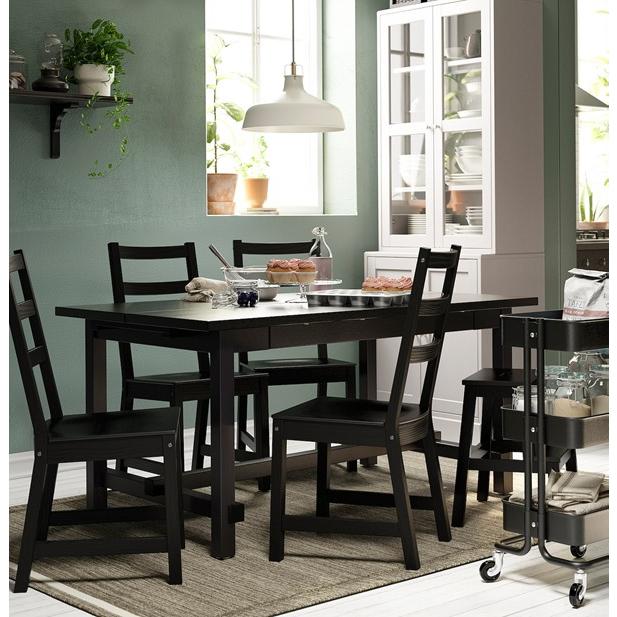 【IKEA/イケア/通販】NORDVIKEN ノルドヴィーケン チェア, ブラック[F](70369546) |  | 03