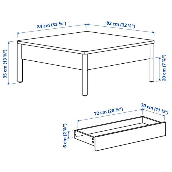[IKEA/イケア/通販]TONSTAD トンスタードコーヒーテーブル, オフホワイト,84x82 cm[H](70491561) |  | 05