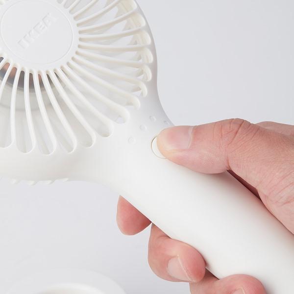 【IKEA/イケア/通販】EFTERTRADA エフテルトレーダ ハンディファン, 電池式 ホワイト[A](70495309) |  | 03