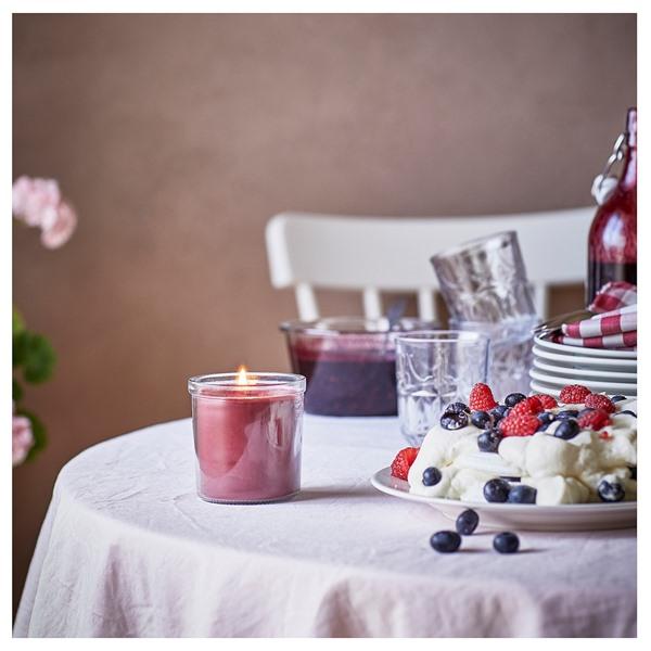 【IKEA/イケア/通販】STORTSKON ストールトショーン アロマキャンドル グラス入り, ベリー/レッド,…[A](70502183) |  | 03