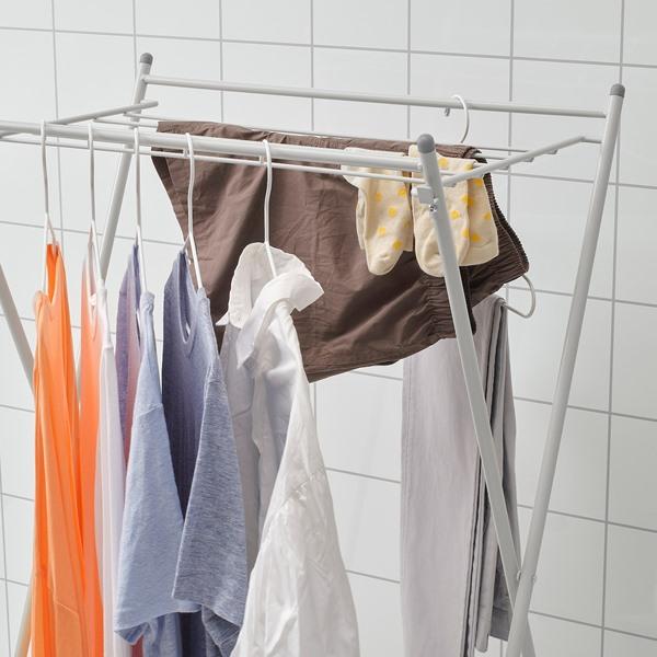 【IKEA/イケア/通販】SLIBB スリッブ 物干しラック, グレー[H](70506464) |  | 01