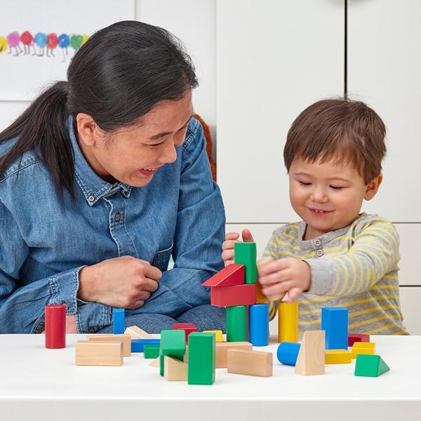 【IKEA/イケア/通販】UNDERHALLA ウンデルホラ 積み木 40個セット, マルチカラー[A](70506685) |  | 01