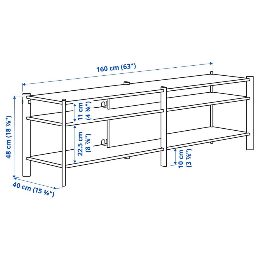 [IKEA/イケア/通販]JATTESTA イェッテスタ テレビ台, ブラック, 160x40x49 cm[J](70514609) |  | 07