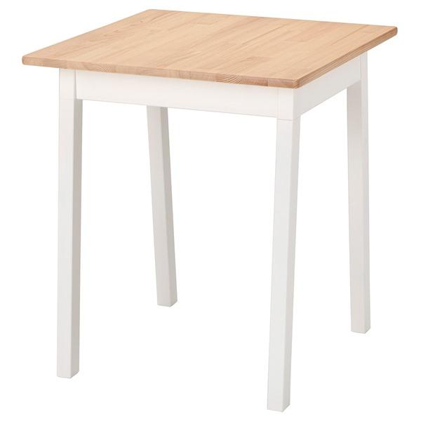 [IKEA/イケア/通販]PINNTORP ピントルプテーブル, ライトブラウンステイン/ホワイトステイン パイン材,65x65 cm[E](70529470) | 