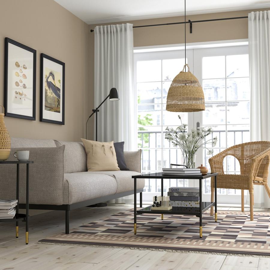 [IKEA/イケア/通販]ASPEROD エスペロード コーヒーテーブル, ブラック/ガラス ブラック, 96x58 cm[G](70537187) |  | 02