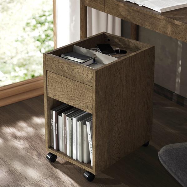 [IKEA/イケア/通販]TONSTAD トンスタード引き出しユニット キャスター付き, ブラウン ステインオーク……[D](70538568) |  | 01