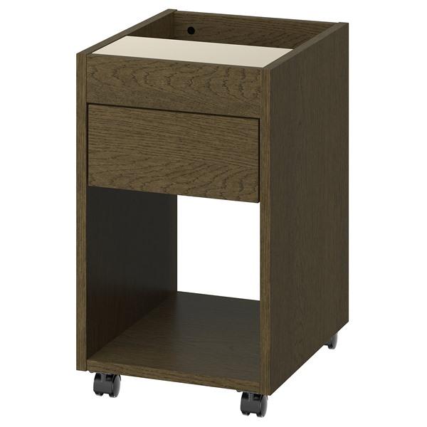 [IKEA/イケア/通販]TONSTAD トンスタード引き出しユニット キャスター付き, ブラウン ステインオーク……[D](70538568) |  | 07