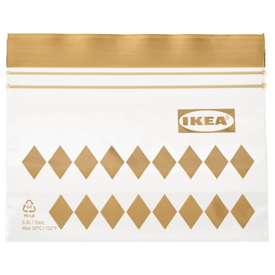 【IKEA/イケア/通販】ISTAD イースタード フリーザーバッグ, 模様入り/ブラウン[A](70540670) | 